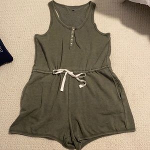 Aerie sweatsuit romper
